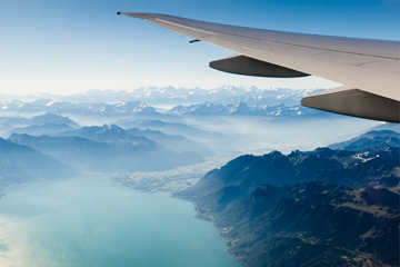 Travel Plane background mountains 360x240